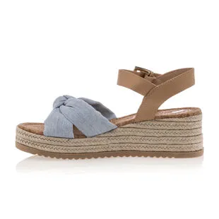 Love Our Planet Espadrilles / Semelles Corde Femme Bleu – Image 4