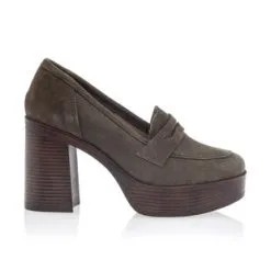 Fleur De Safran Mocassins / Chaussures Bateau Femme Vert